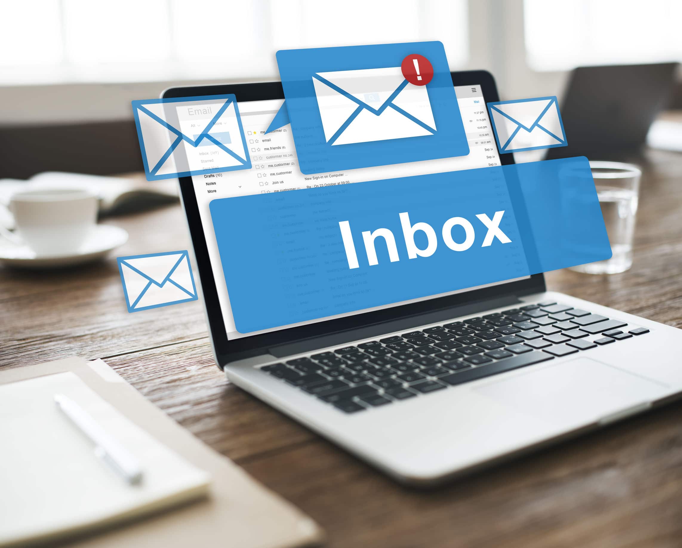 Email Inbox Electronic Communication Graphics Concept